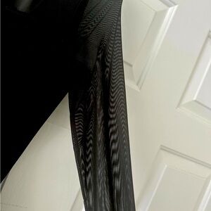 Black long sleeve top